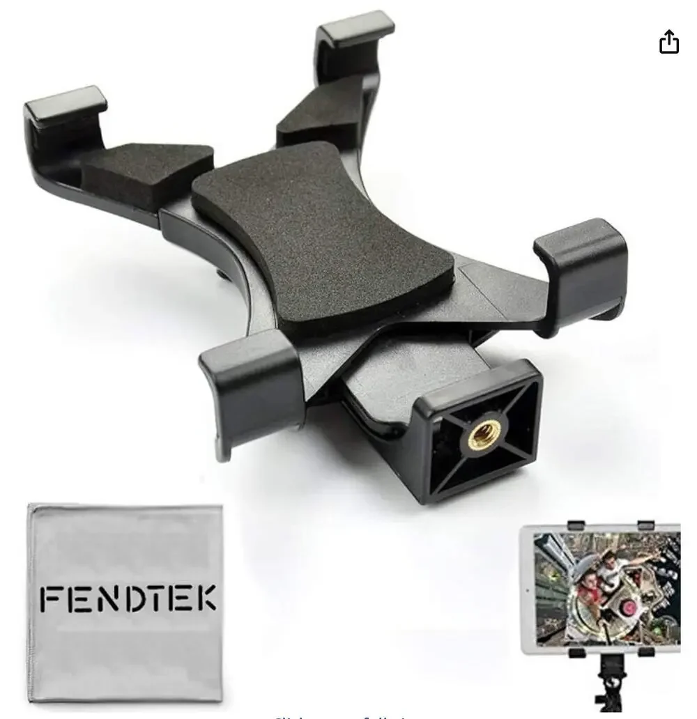 NEW FendTek Universal Tablet iPad Clean Cloth Samsung Galaxy Tripod Mount